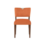 Bonito Burnt Orange Velvet Dining Chair