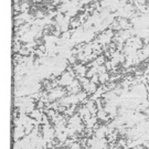 HomeRoots 8' X 10' Gray And Ivory Abstract Washable Area Rug - Stain Resistant, UV Protected, Durable Design 651080