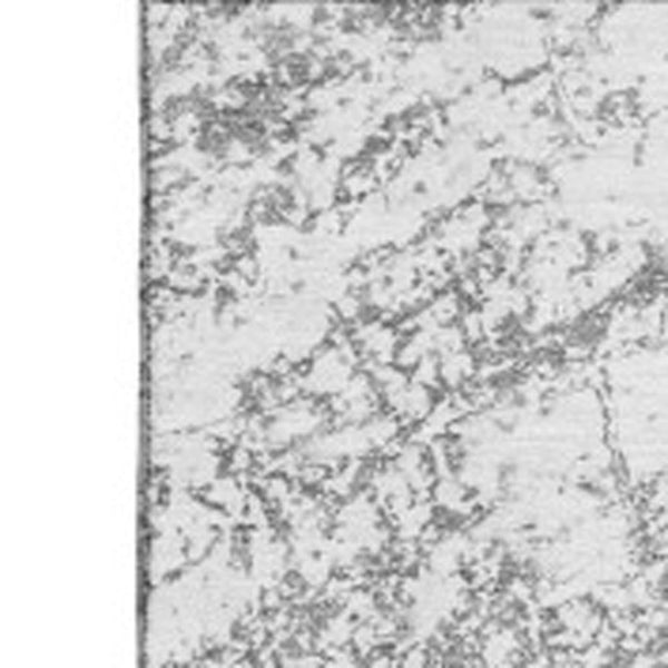HomeRoots 10' Gray and Ivory Abstract Washable Area Rug - UV Protected, Durable, Stain Resistant, Modern Design 651082