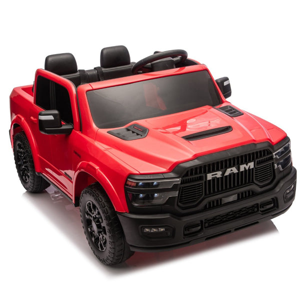 English Elm 24v Dodge Ram 2500 Licensed Kids Electric Truck Two Seat Ride on with Remote W1578P305907