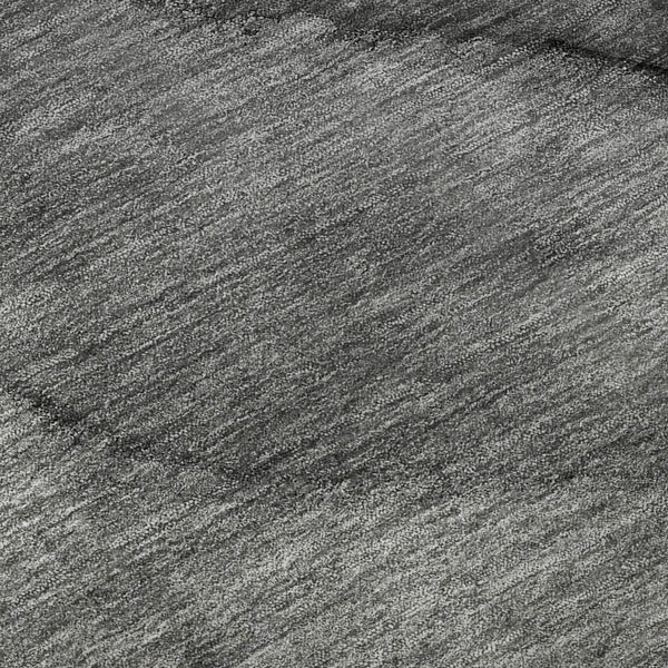 HomeRoots 5' X 8' Gray and Ivory Abstract Washable Area Rug – UV Protected, Stain-Resistant, Modern Design 651102