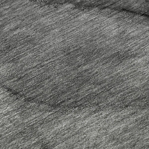 HomeRoots 10' X 14' Stylish Gray & Ivory Abstract Area Rug – Washable, UV-Protected, Perfect for High-Traffic Areas 651106