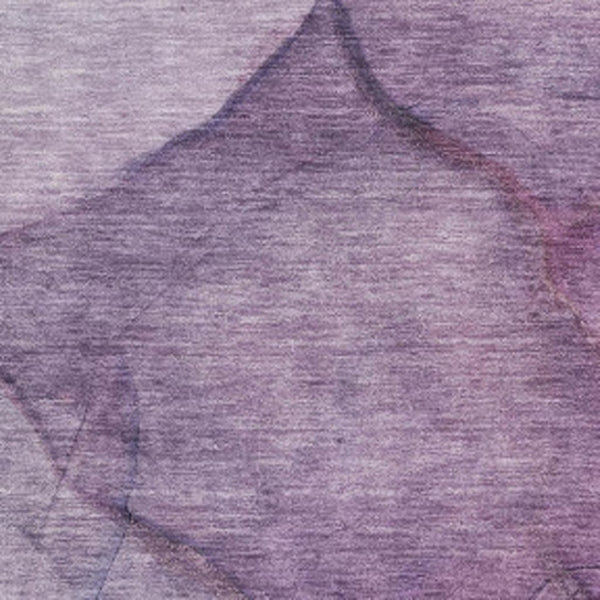 HomeRoots 10' X 14' Purple And Ivory Abstract Area Rug - Washable, UV Protected, Stain Resistant for All Spaces 651112