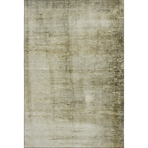 HomeRoots 8' X 10' Taupe & Beige Abstract Area Rug - Washable, UV-Protected, Durable for Family-Friendly Homes 651122