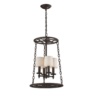 Ironton 18'' Wide 4-Light Chandelier - Vintage Rust 65116-4 Elk Lighting