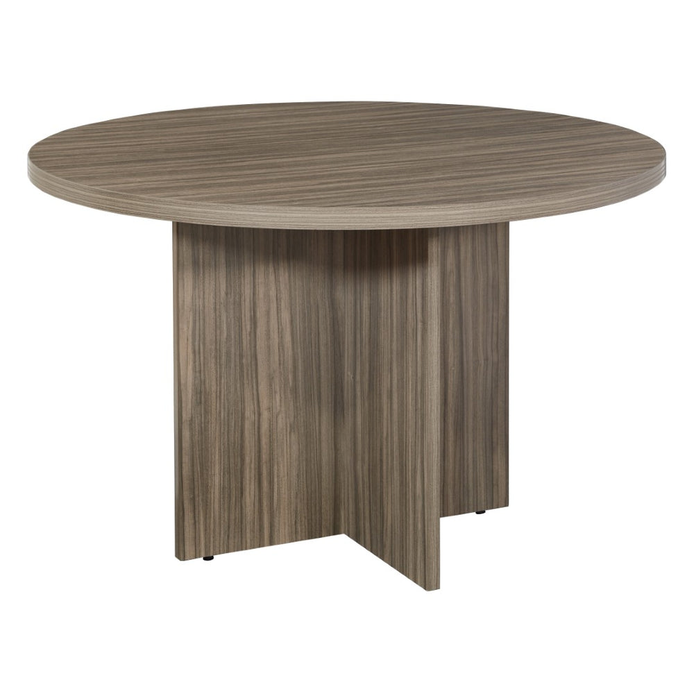 OSP Home Furnishings Napa Round Dining Table Seats Four to Six with a Neutral Finish for Modern Homes NAP-23-URB