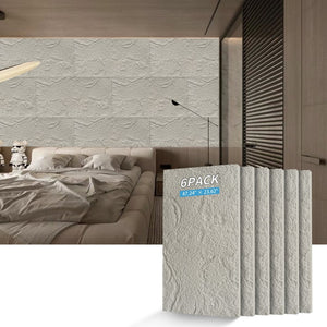 English Elm 3d Faux Stone Pu Wall Panels Set Lightweight Flame Resistant Architectural Accent Cement Grey W347P419785