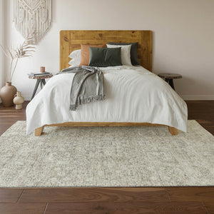 HomeRoots 8' X 10' Elegant Taupe & Ivory Floral Area Rug – Stain-Resistant, UV Protected for Everyday Living 651224