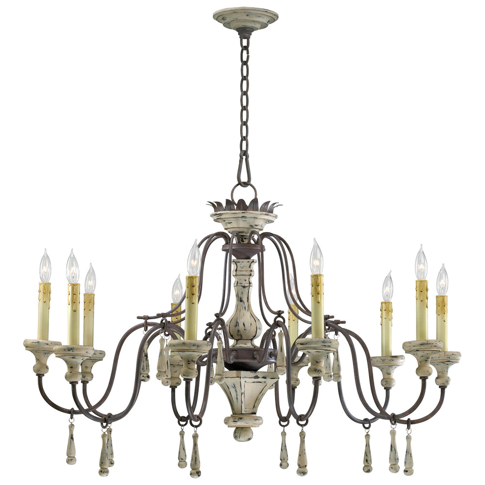 Cyan Design Provence Chandelier 10-Light 6513-10-43