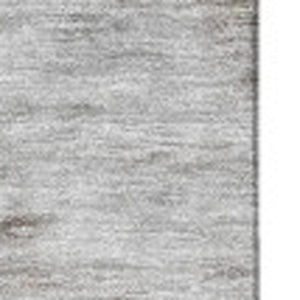 HomeRoots 9' X 12' Abstract Washable Area Rug in Taupe, Gold & Ivory with UV Protection for Modern Spaces 651315