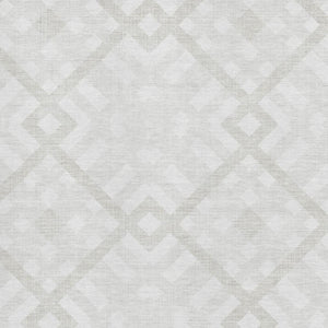 HomeRoots 10' X 14' Ivory Geometric Area Rug - Washable, UV-Protected, Durable for Modern Living Spaces! 651394