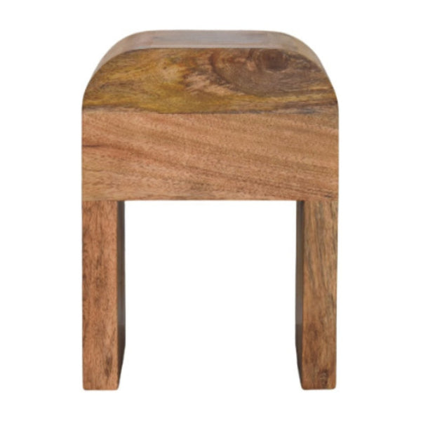 HomeRoots 16" Beige Solid Wood Nightstand with Drawer - Modern, Versatile Accent Table for Any Room Décor 651526