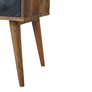 HomeRoots 23" Brown Solid Wood Nightstand with Two Drawers – Timeless Design, Sturdy Storage & Versatile Style 651593