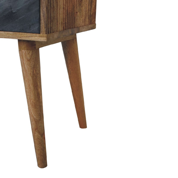 HomeRoots 23" Brown Solid Wood Nightstand with Two Drawers – Timeless Design, Sturdy Storage & Versatile Style 651593