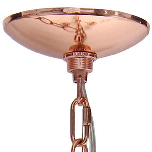 HomeRoots Rose Gold Three-Light Chandelier with Clear Shades – Elegant Iron Ceiling Fixture for Any Space 651651