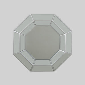 English Elm Christopher Knight Home® - WALL Silver Framed Mirror 39x38.5 MDF Decorative Vanity Wall Mirror Modern Sleek Accent Piece 65167.00SILV