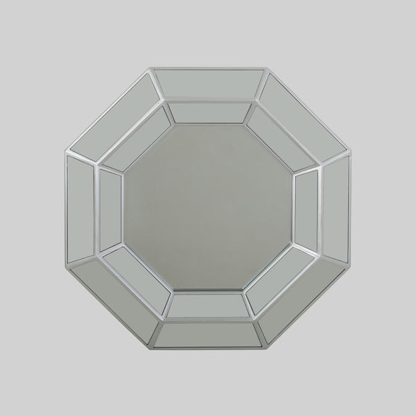 English Elm Christopher Knight Home® - WALL Silver Framed Mirror 39x38.5 MDF Decorative Vanity Wall Mirror Modern Sleek Accent Piece 65167.00SILV