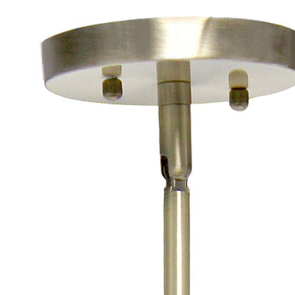 HomeRoots Antiqued Brass Cylinder Iron Ceiling Light - Vintage Charm for Entryways, Dining & Hallways 651676