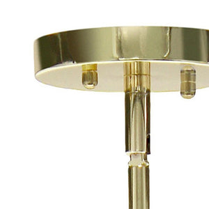 HomeRoots Gold Cylinder Iron Ceiling Light Fixture – Elegant Gold Shades for Modern Interiors & Versatile Spaces 651679