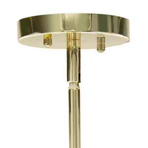 HomeRoots Gold Cylinder Iron Ceiling Light Fixture – Elegant Gold Shades for Modern Interiors & Versatile Spaces 651679