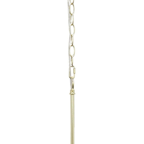 HomeRoots Gold Sphere Three-Light Ceiling Fixture with Clear Glass Shades - Modern Elegance for Any Room 651704