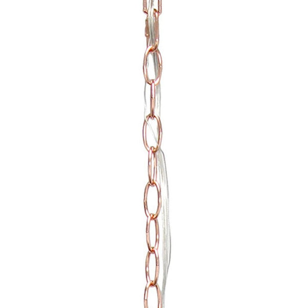 HomeRoots Rose Gold Sphere Three-Light Ceiling Fixture - Modern Iron Pendant with Clear Shades for Stylish Spaces 651706