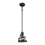 Zabrina 7'' Wide 1-Light Mini Pendant - Oil Rubbed Bronze - Includes Adapter Kit 65181/1-LA Elk Lighting