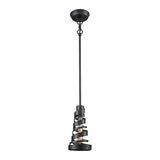 Zabrina 5'' Wide 1-Light Mini Pendant - Oil Rubbed Bronze with Metal Shade 65182/1 Elk Lighting