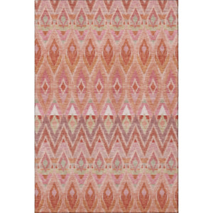 HomeRoots 10' Southwestern Washable Area Rug in Pink, Orange & Mint Green - UV Protected & Durable Design 651911