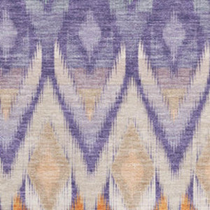 HomeRoots 9' X 12' Southwestern Area Rug in Purple, Mint Green & Beige – Washable, UV-Protected & Durable Design 651916