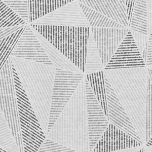 HomeRoots 5' X 8' Gray and Silver Geometric Area Rug – Washable, UV Protected, Durable & Stylish for Homes 651955