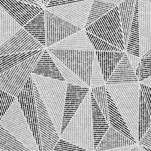 HomeRoots 8' X 10' Durable Pewter & Silver Geometric Area Rug - Washable, UV-Protected, Stylish & Functional! 651987