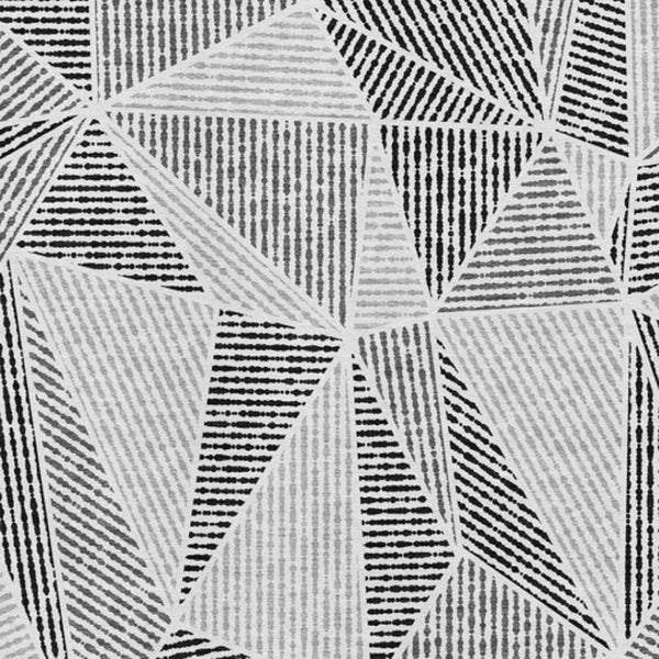 HomeRoots 9' X 12' Stylish Pewter & Silver Geometric Washable Area Rug with UV Protection for High-Traffic Homes 651988