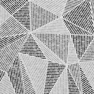 HomeRoots 10' X 14' Stylish Pewter & Silver Geometric Washable Area Rug with UV Protection for Modern Homes 651989