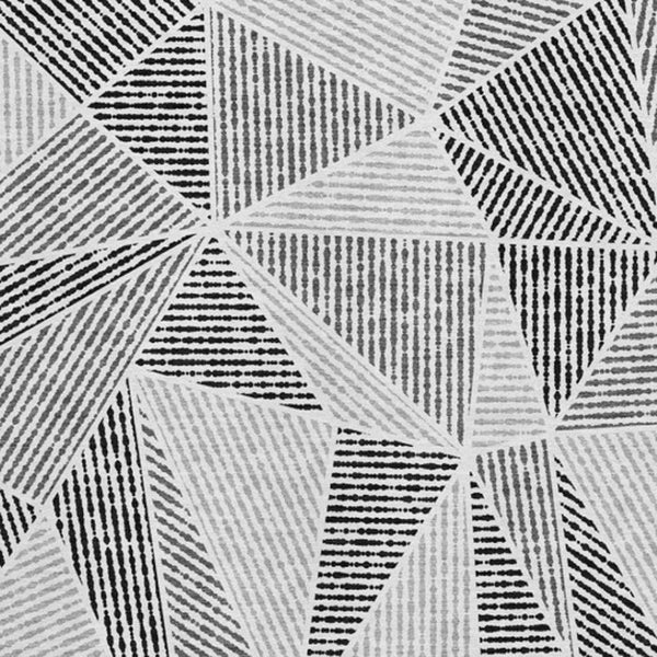 HomeRoots 10' X 14' Stylish Pewter & Silver Geometric Washable Area Rug with UV Protection for Modern Homes 651989