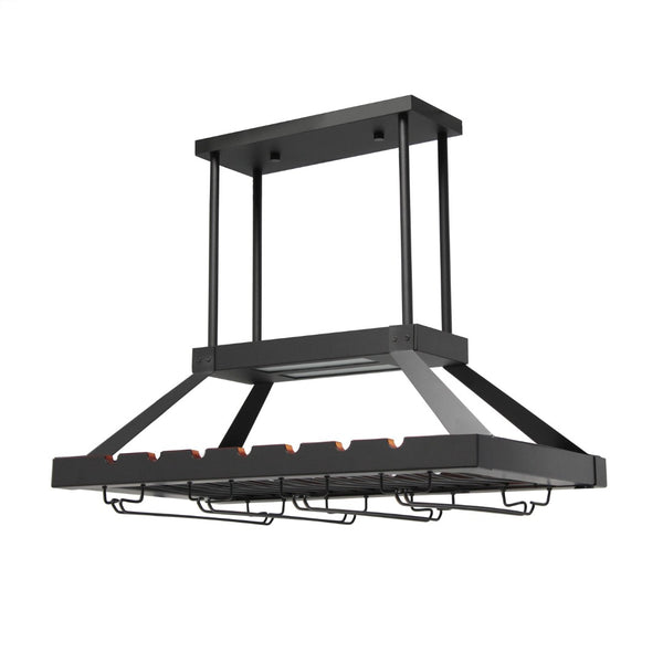 HomeRoots Bronze Two-Light LED Pendant Fixture – Industrial Edison Style for Modern Kitchen & Dining Spaces 652020