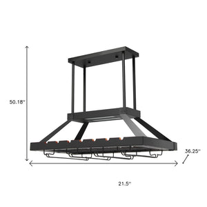 HomeRoots Bronze Two-Light LED Pendant Fixture – Industrial Edison Style for Modern Kitchen & Dining Spaces 652020