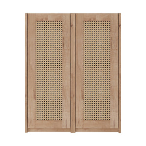 English Elm 24" Bathroom Side Cabinet - Wall-Mounted, Soft-Close Doors, Modern Design & Durable Storage Solution W999S00338