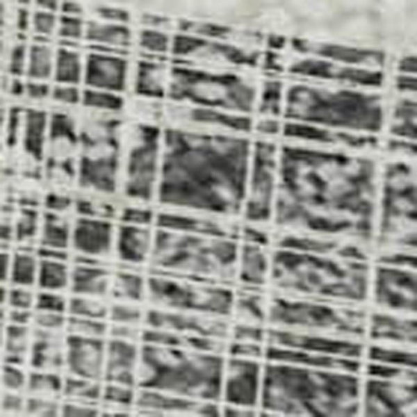 HomeRoots 10' X 14' Gray And Ivory Geometric Area Rug – Durable, Stain Resistant, and UV Protected for Modern Spaces 652365