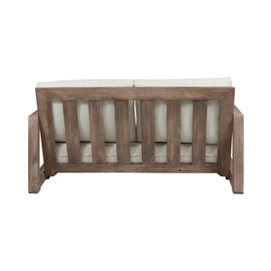 English Elm Christopher Knight Home® - WESTCHESTER Acacia Wood Loveseat & Coffee Table Set in Brown — Floor-Chair Design, Water-Resistant Cushions 70130.00BBGE