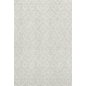 HomeRoots 9' X 12' Ivory & Beige Geometric Area Rug - Washable, UV-Protected, Durable & Stylish for Any Space 652520