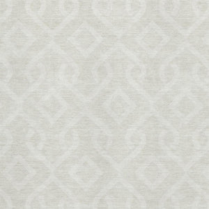HomeRoots 10' X 14' Ivory and Beige Geometric Washable Area Rug - Stylish, Durable, UV-Resistant for Any Room 652521