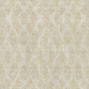 HomeRoots 9' X 12' Beige and Coffee Diamond Area Rug - Washable, UV Protected, Durable for Busy Homes 652610