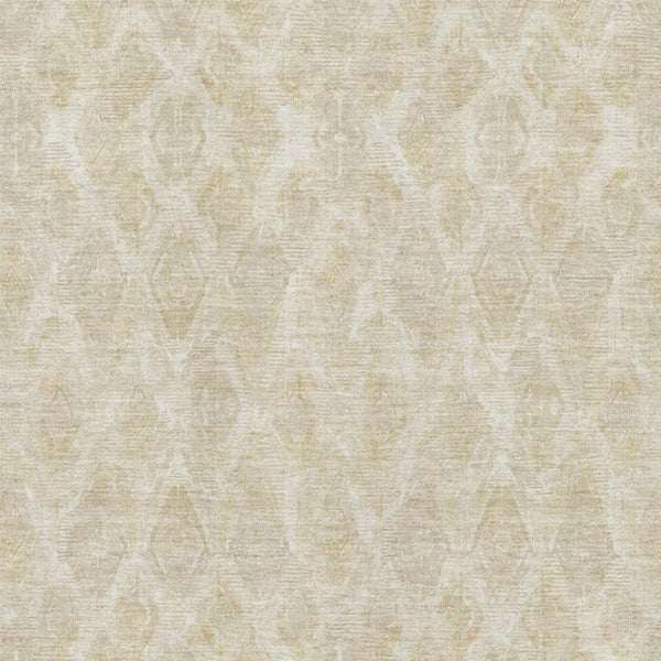HomeRoots 9' X 12' Beige and Coffee Diamond Area Rug - Washable, UV Protected, Durable for Busy Homes 652610