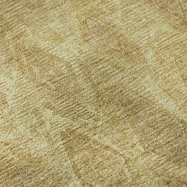 HomeRoots 8' X 10' Gold and Beige Diamond Washable Area Rug - Durable, Stain Resistant with UV Protection 652621