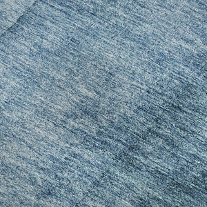 HomeRoots 9' X 12' Ombre Blue & Ivory Washable Area Rug – UV Protected, Stain-Resistant, Modern Elegance 652718