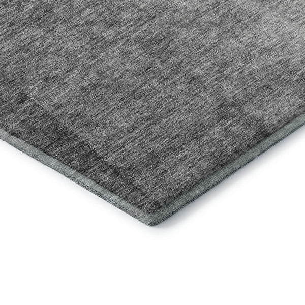 HomeRoots 9' X 12' Gray And Ivory Ombre Area Rug – Durable, Stain Resistant, UV Protected for High-Traffic Homes 652724