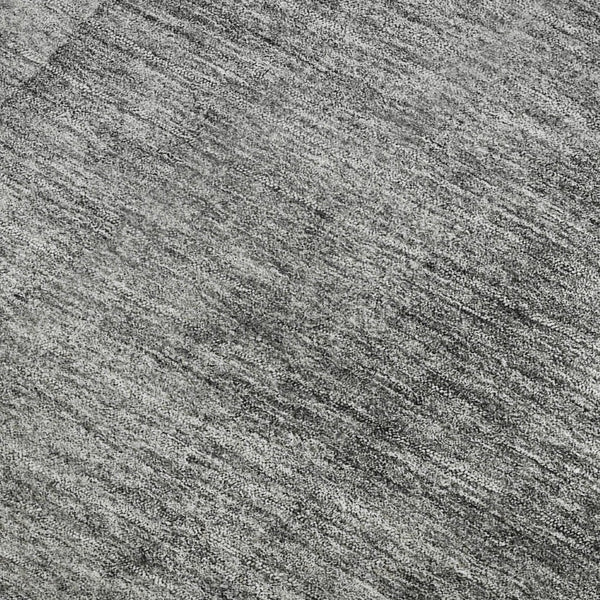 HomeRoots 9' X 12' Gray And Ivory Ombre Area Rug – Durable, Stain Resistant, UV Protected for High-Traffic Homes 652724
