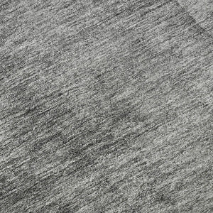 HomeRoots 10' Gray and Ivory Ombre Washable Area Rug – UV Protected, Stain-Resistant, Ideal for Busy Homes 652725