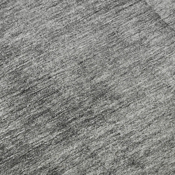 HomeRoots 10' Gray and Ivory Ombre Washable Area Rug – UV Protected, Stain-Resistant, Ideal for Busy Homes 652725